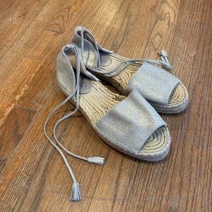 Flatform espadrille sandals